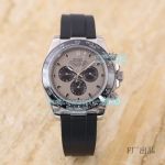 Replica Rolex Cosmagraph Daytona Rubber Replica Watch Grey Dial